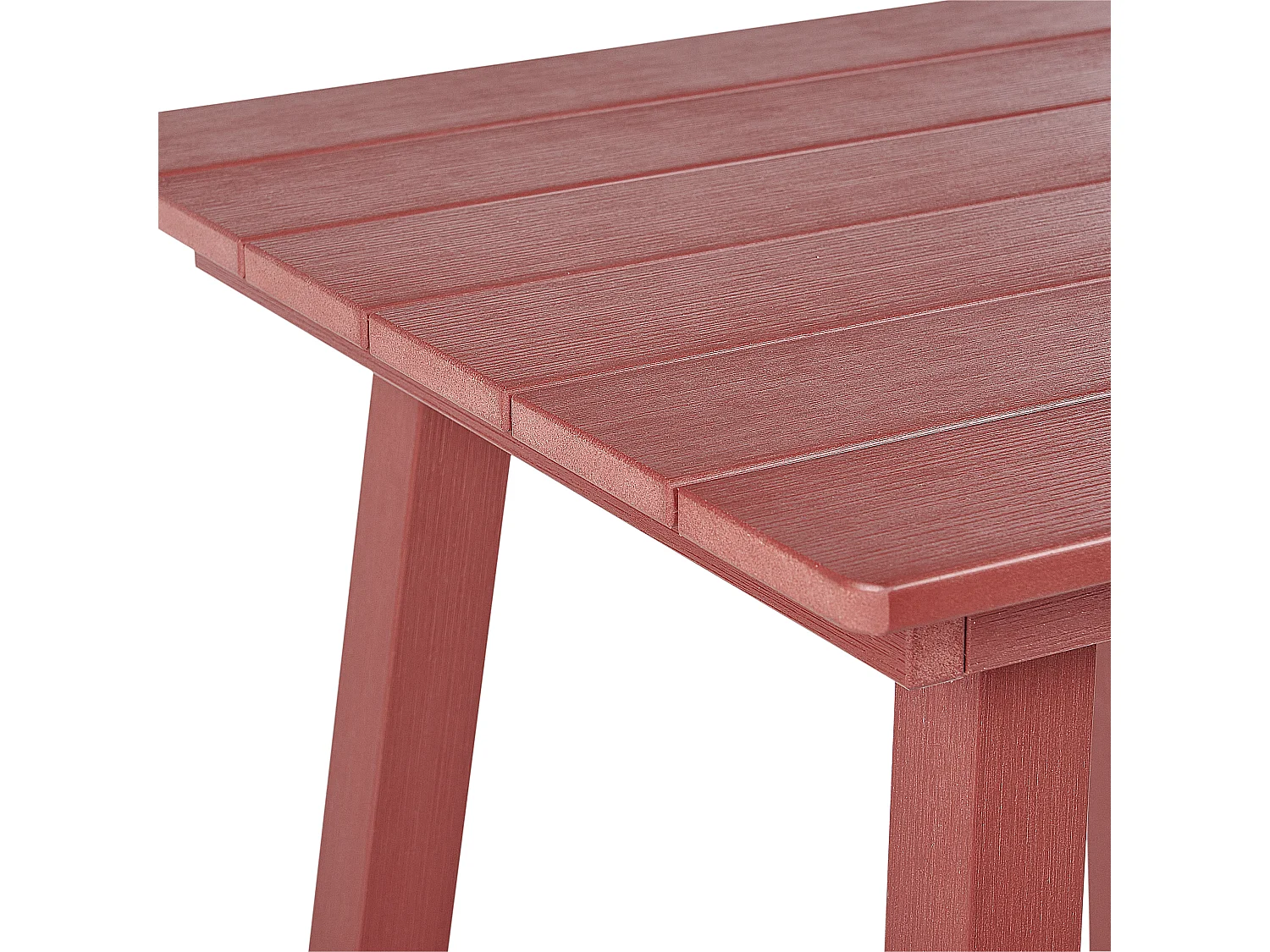 Garten Bartisch ADIRONDACK 60 cm 59 cm Kunststoff Rot