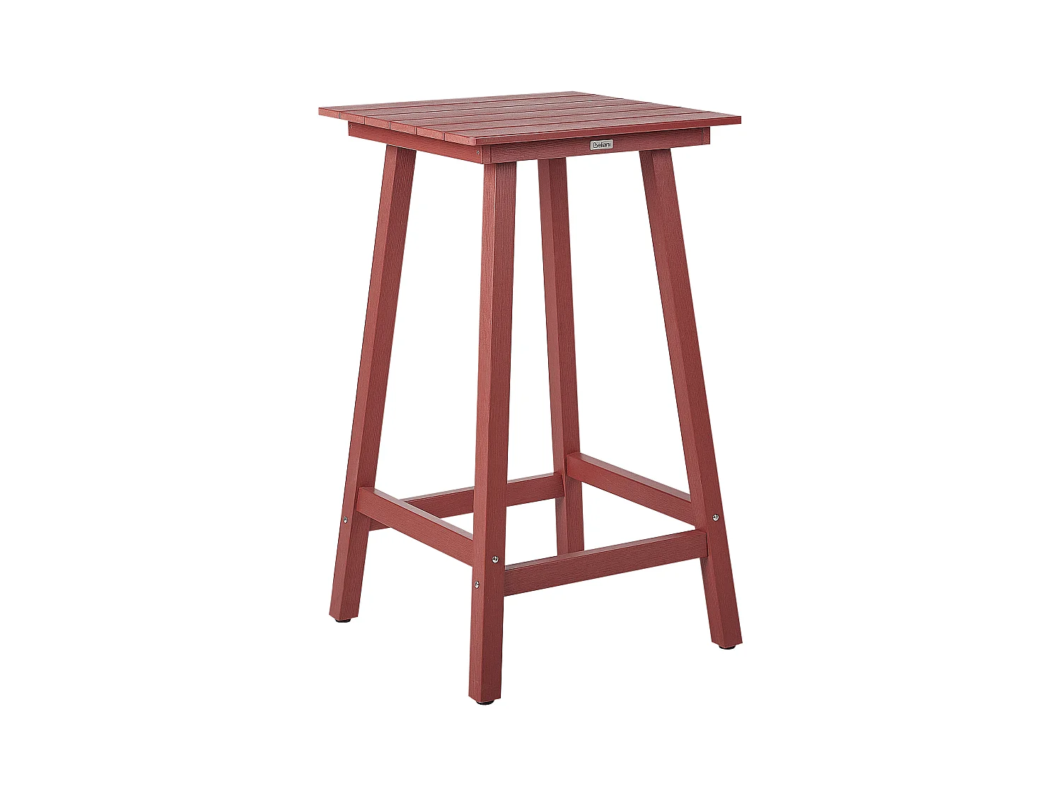Table de bar de jardin ADIRONDACK 60 cm 59 cm Matière synthétique Rouge