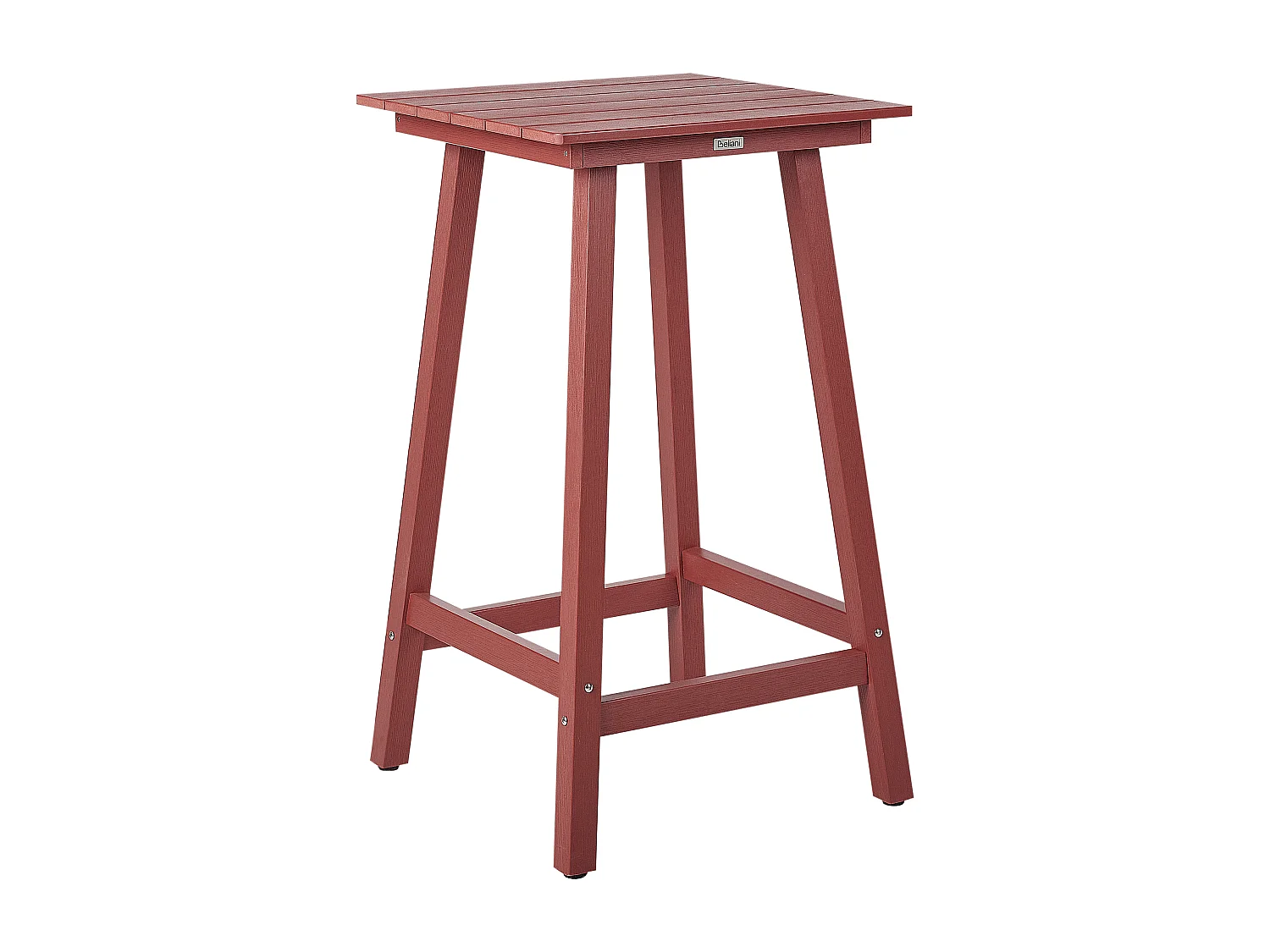 Table de bar de jardin ADIRONDACK 60 cm 59 cm Matière synthétique Rouge