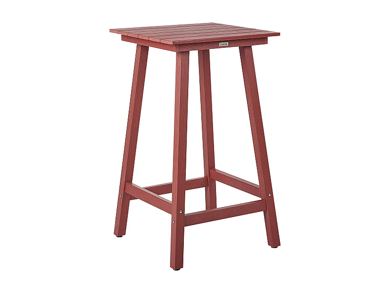 Table de bar de jardin ADIRONDACK 60 cm 59 cm Matière synthétique Rouge