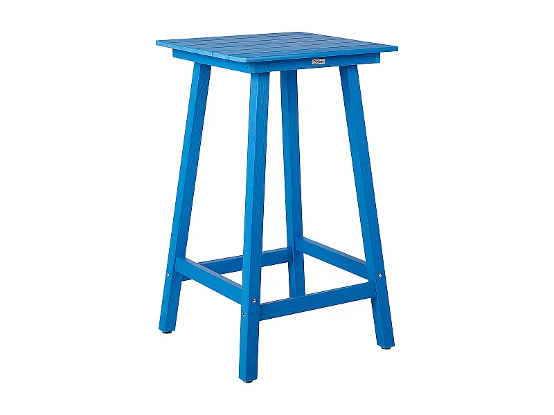 Mesa de bar de jardim ADIRONDACK 60 cm 59 cm Material sintético Azul