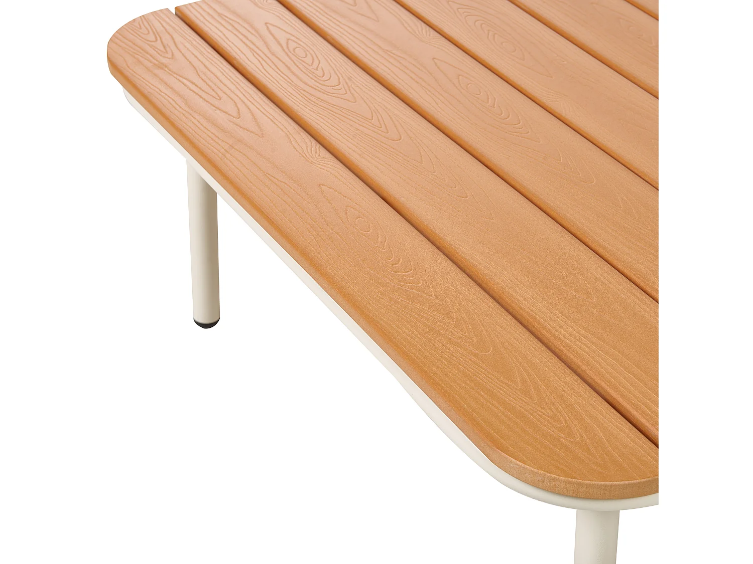 Tuintafel Kunststof Lichte houtkleur SENISE