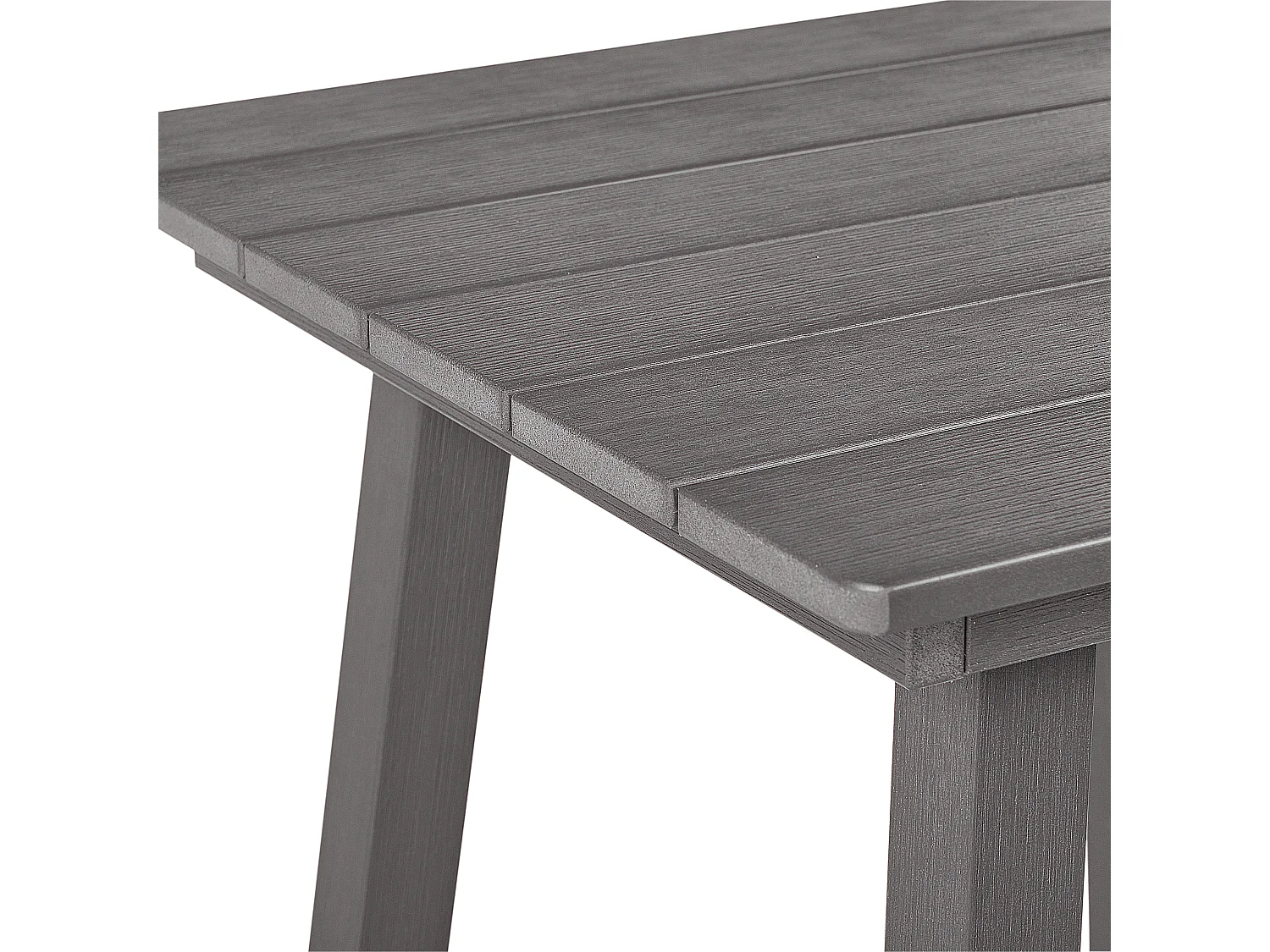 Mesa de bar de jardín ADIRONDACK 60 cm 59 cm Material sintético Gris oscuro