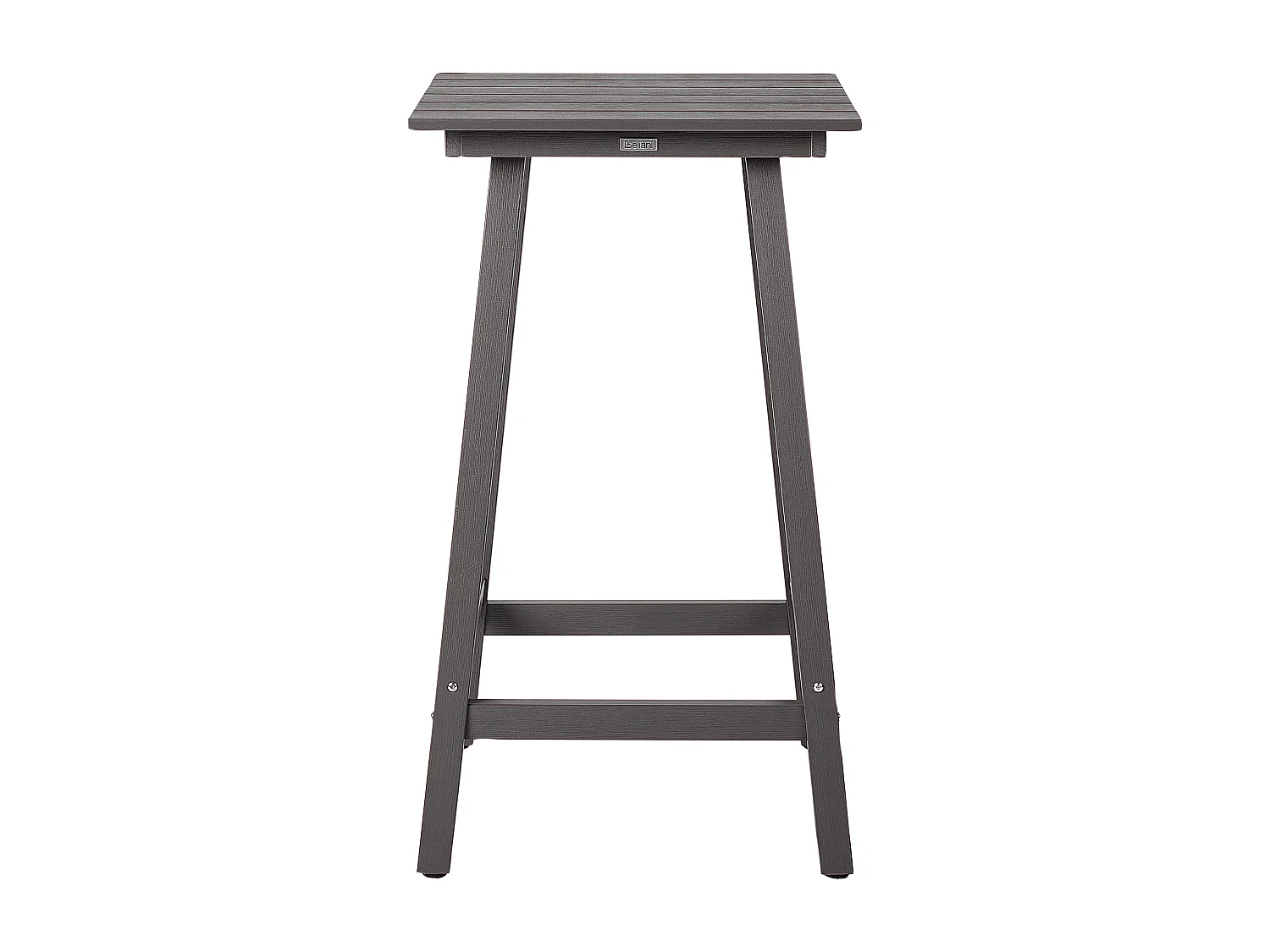 Mesa de bar de jardín ADIRONDACK 60 cm 59 cm Material sintético Gris oscuro
