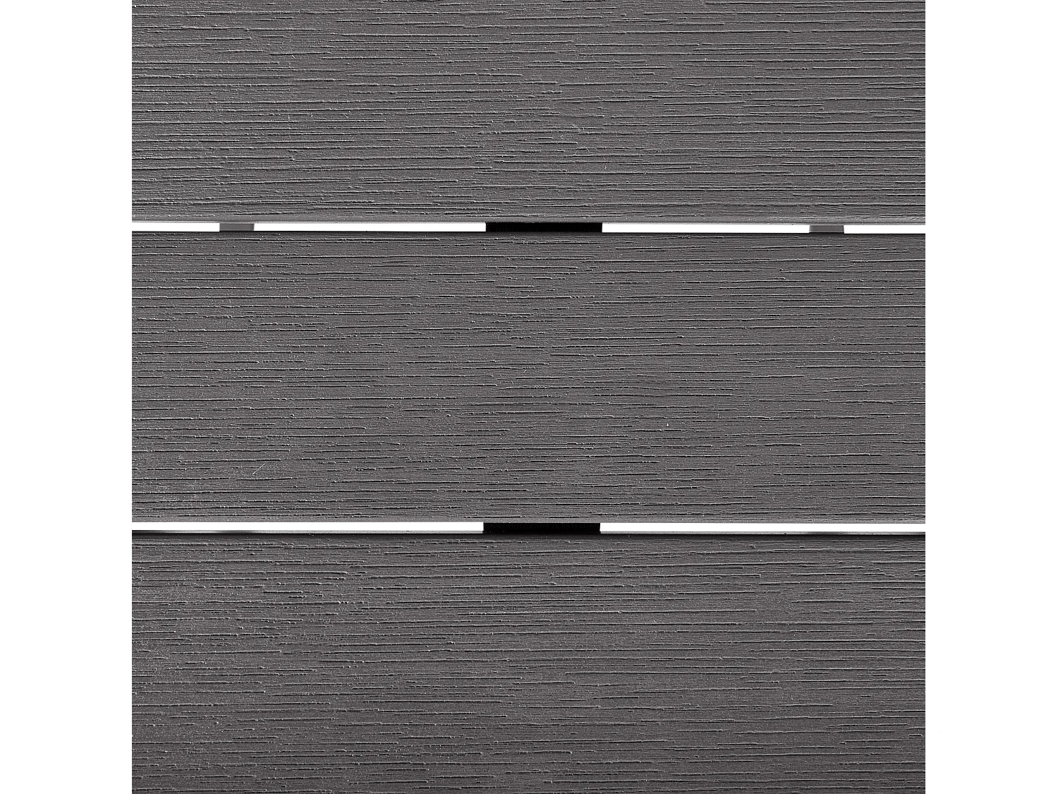 Mesa de bar de jardín ADIRONDACK 60 cm 59 cm Material sintético Gris oscuro