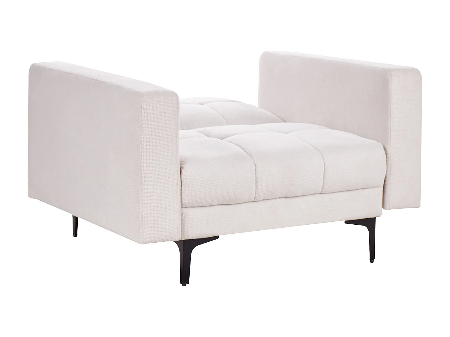 Fauteuil ALNES Tissu Blanc cassé