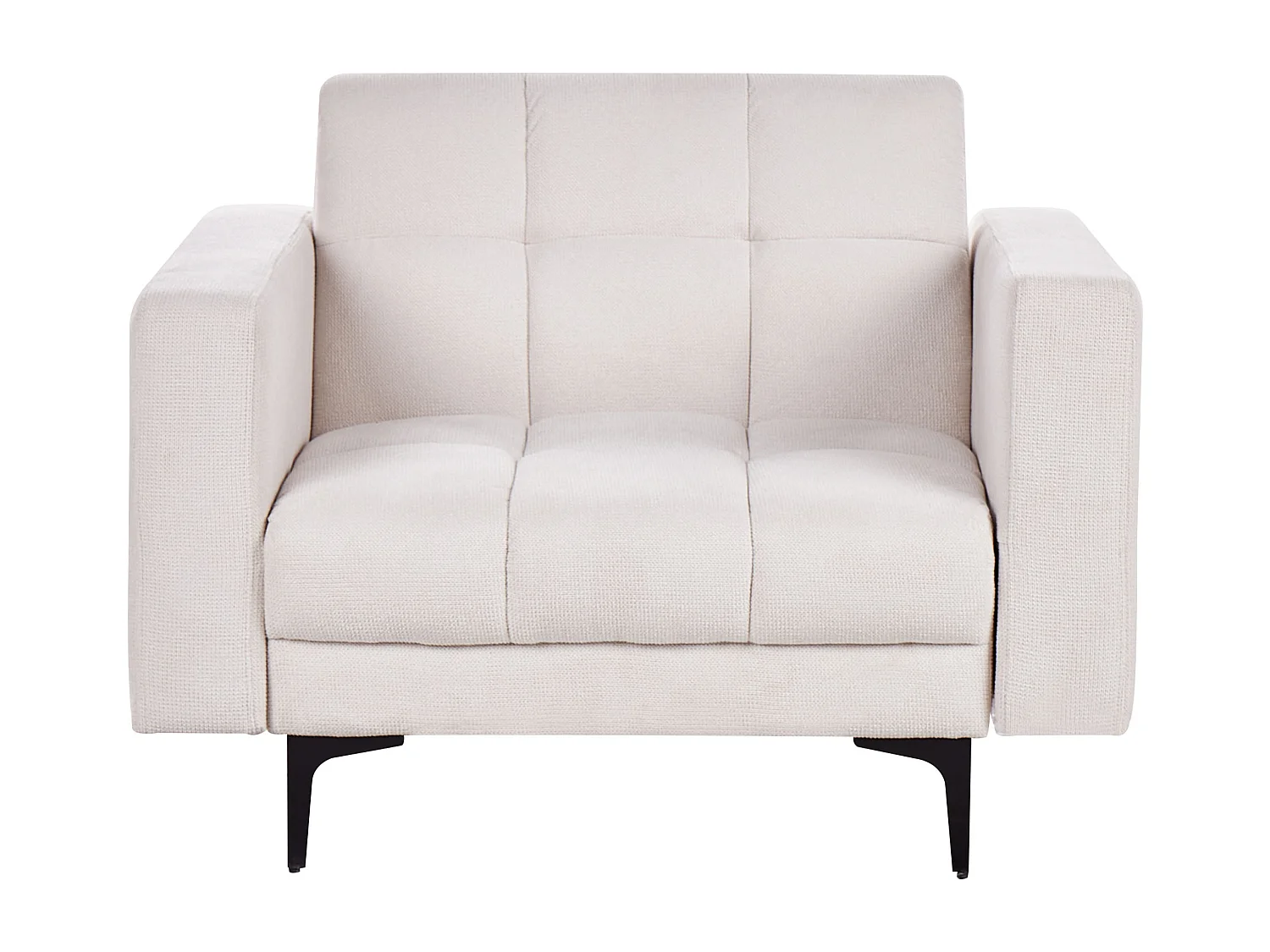 Fauteuil ALNES Tissu Blanc cassé