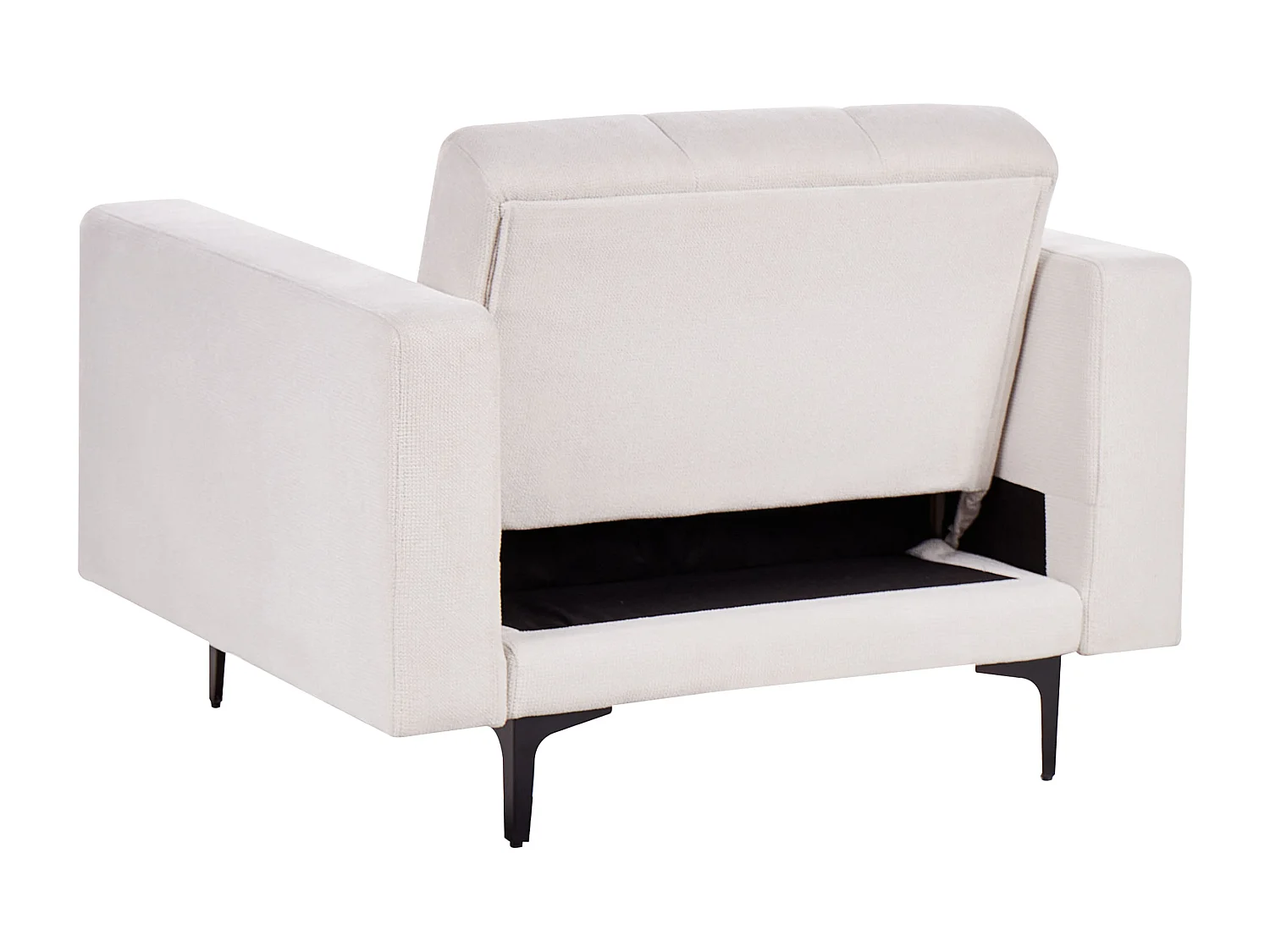 Fauteuil ALNES Tissu Blanc cassé
