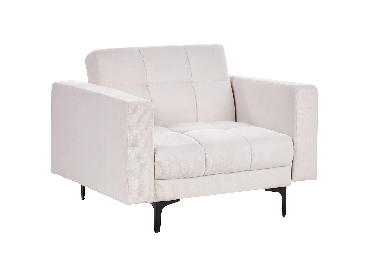 Fauteuil ALNES Blanc cassé