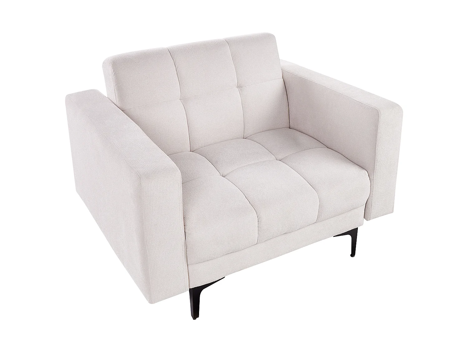 Fauteuil ALNES Blanc cassé