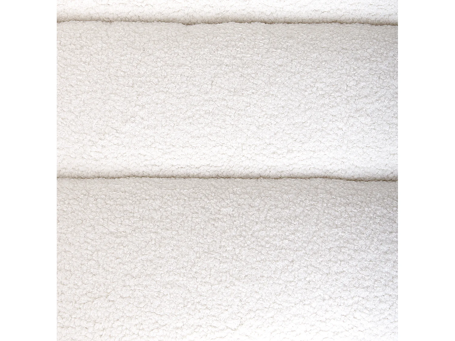 Sessel LEKNES Bouclé Cremeweiss