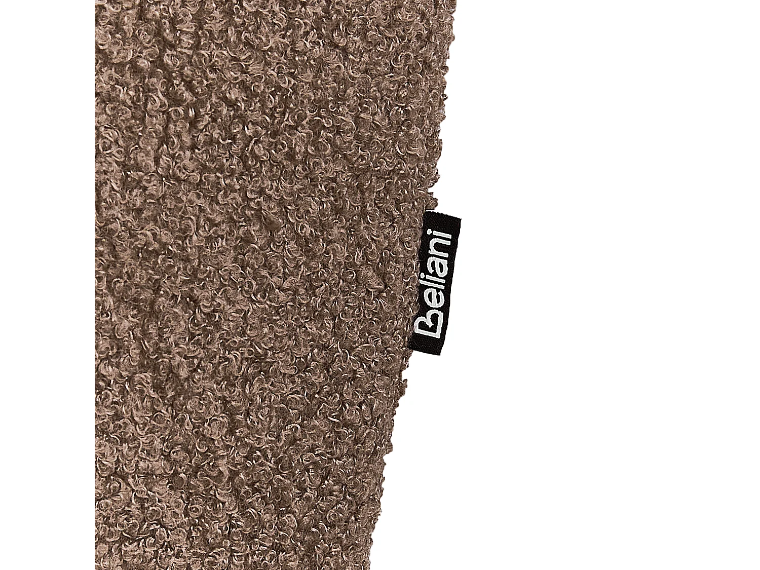 Fauteuil LESJA Bouclé Marron