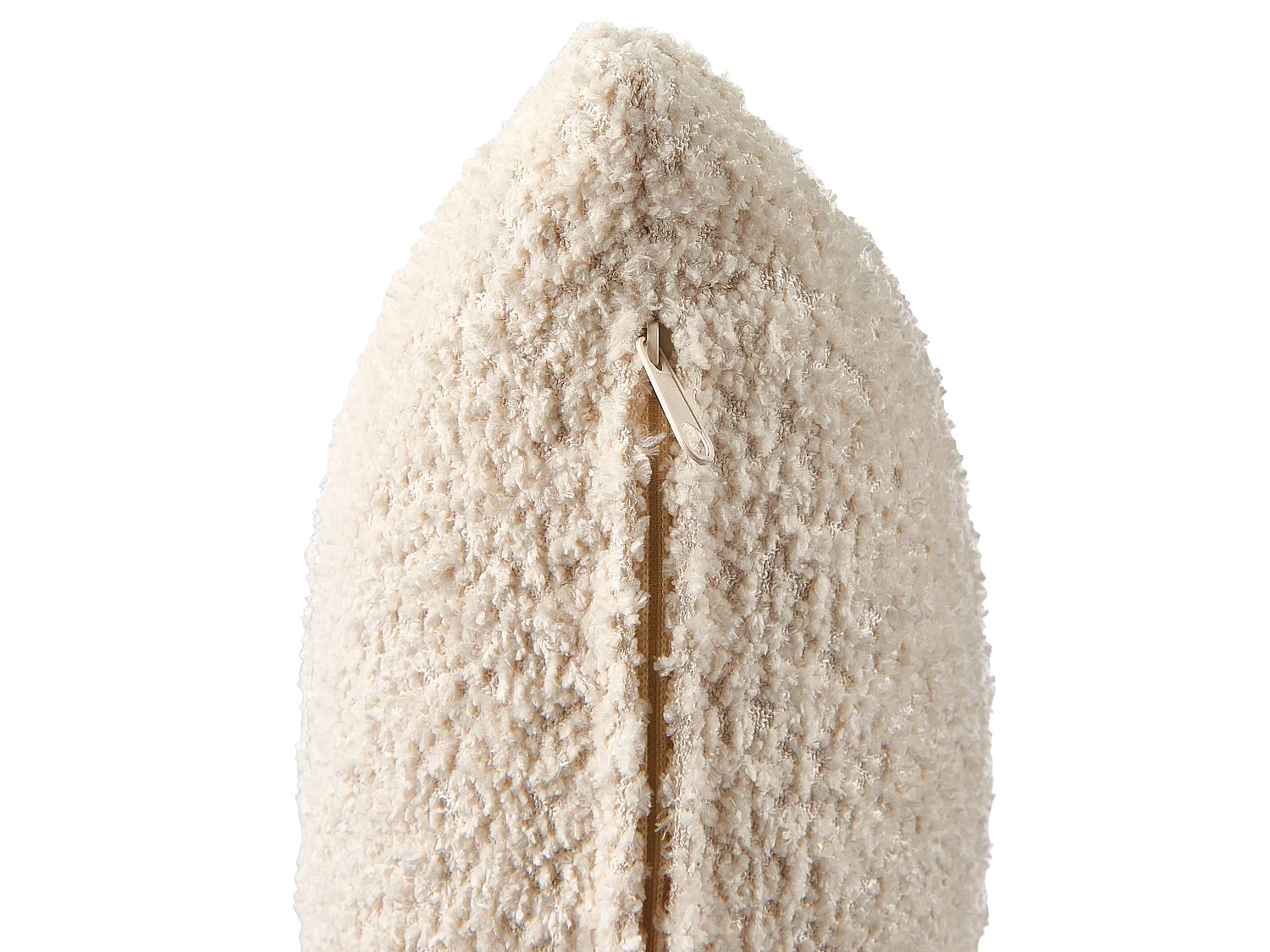 Fauteuil JAMSA Bouclé Blanc cassé