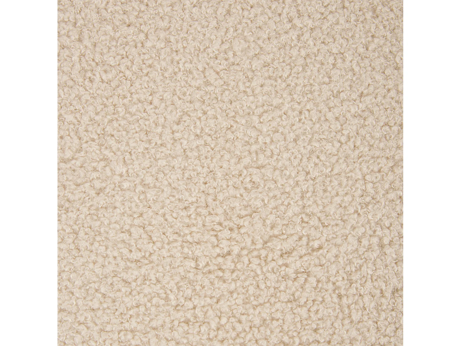 Fauteuil VOSS Bouclé Beige clair
