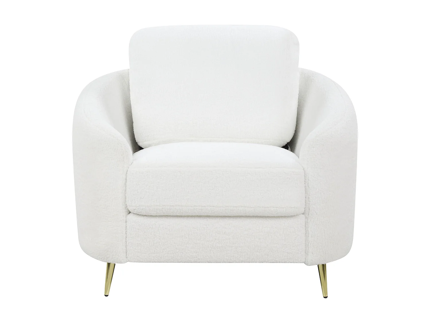 Sessel TROSA Bouclé Weiss