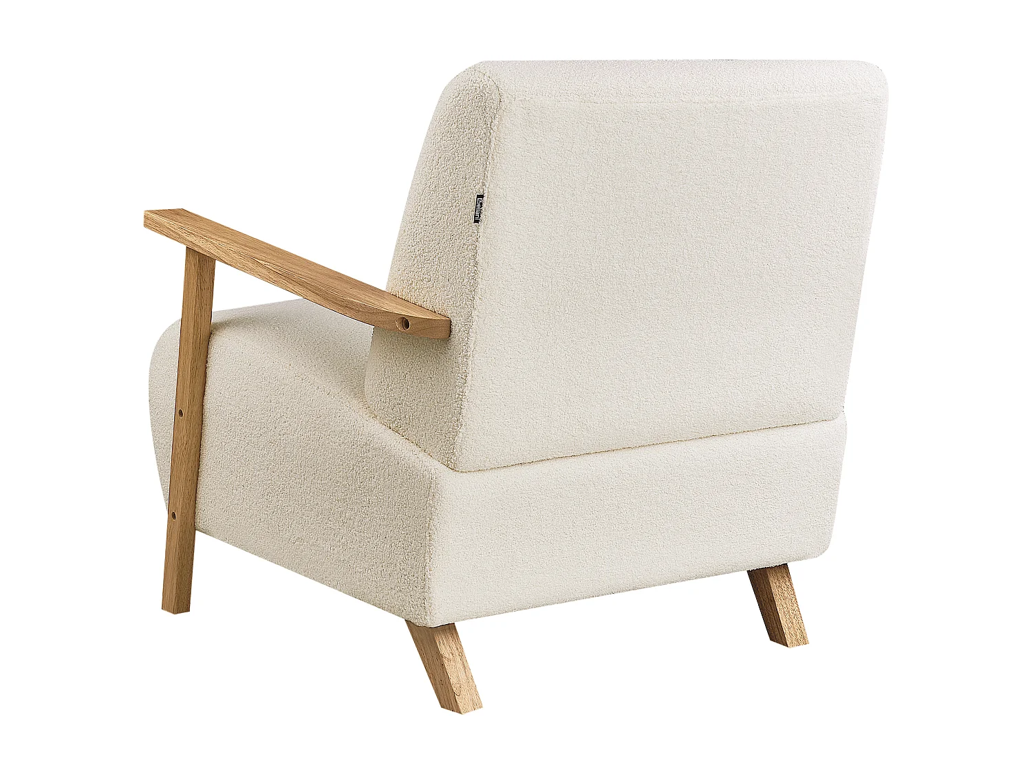 Fauteuil LESJA Bouclé Beige clair