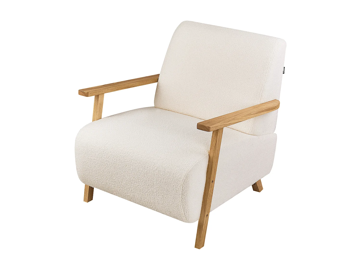 Fauteuil LESJA Bouclé Beige clair