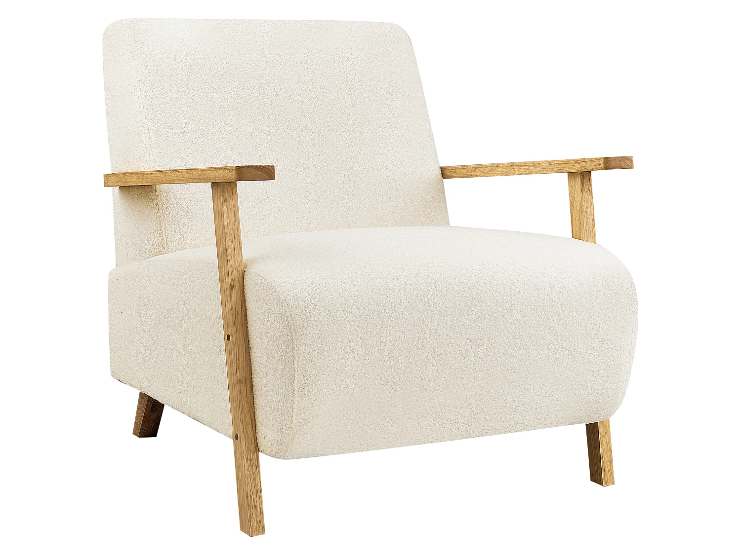 Sessel LESJA Bouclé Hellbeige