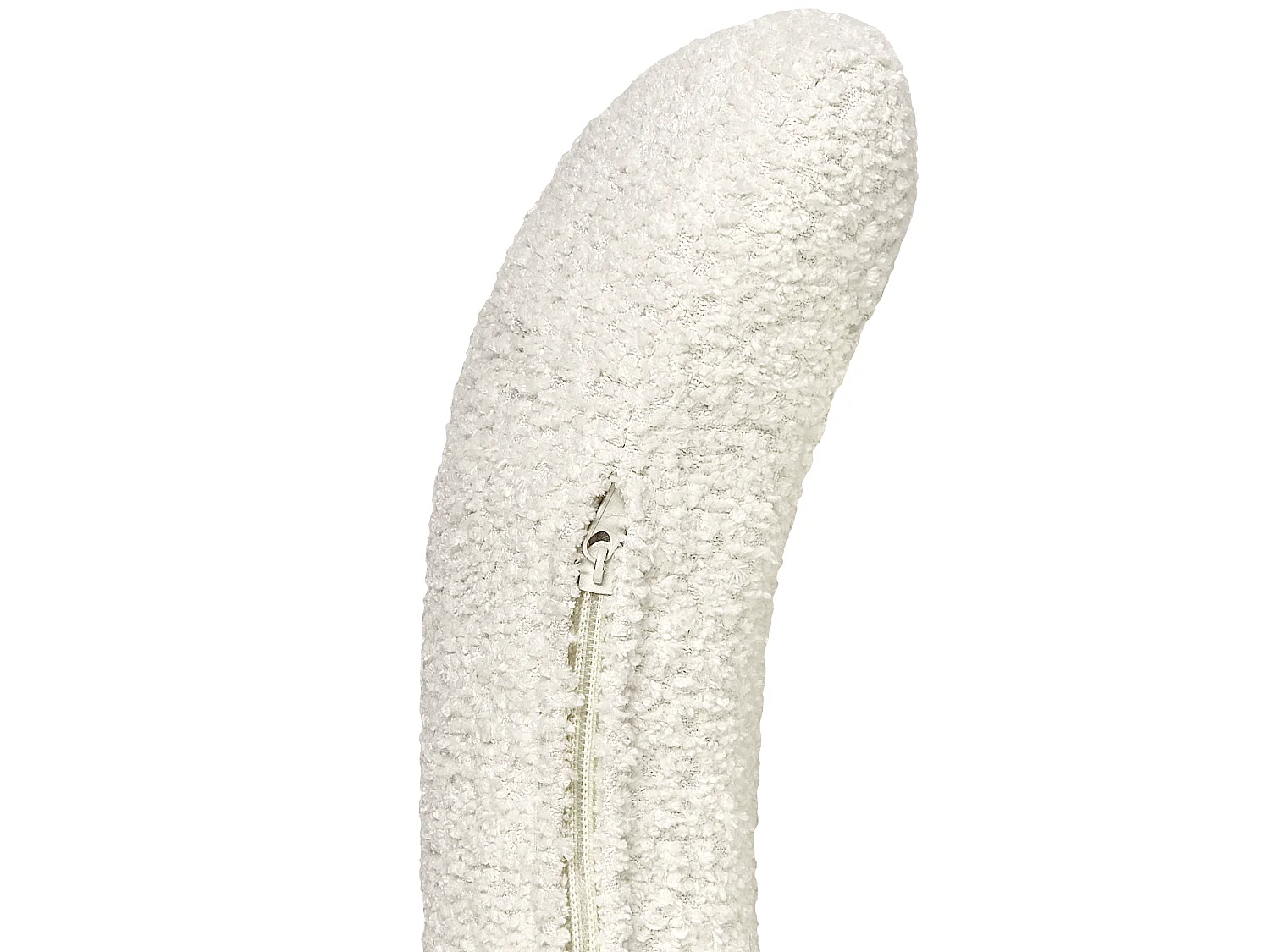 Poltrona MAKELA Bouclé Bianco sporco