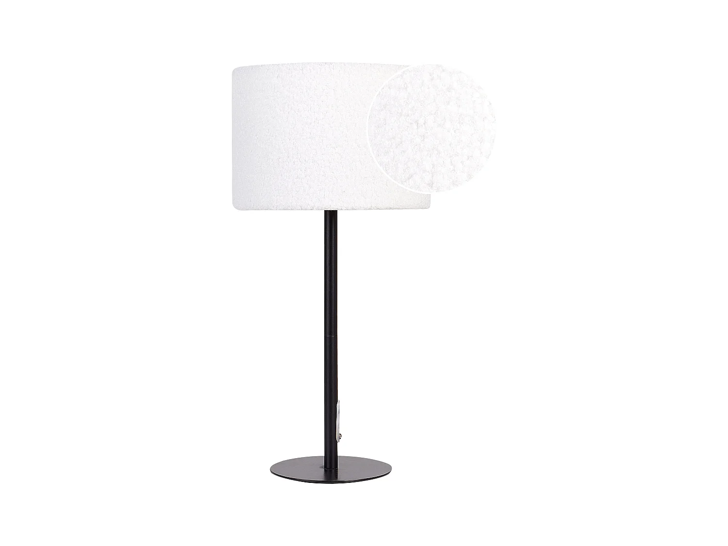 Lampe à poser VINAZCO Bouclé Blanc