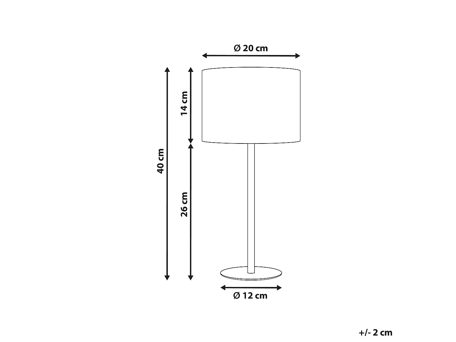 Lampada da tavolo VINAZCO Bouclé Bianco