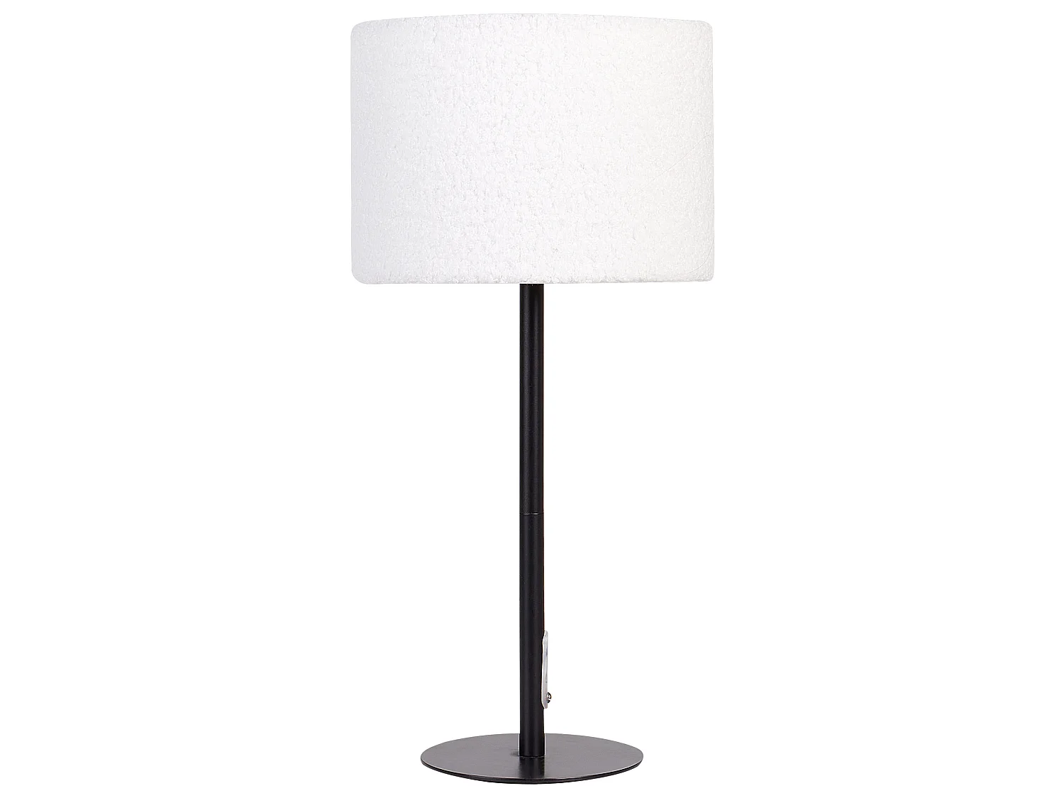 Lampada da tavolo VINAZCO Bouclé Bianco