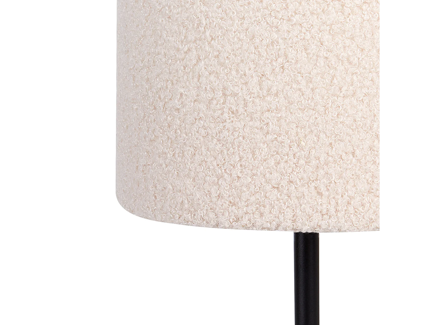 Lampe à poser VINAZCO Bouclé Beige