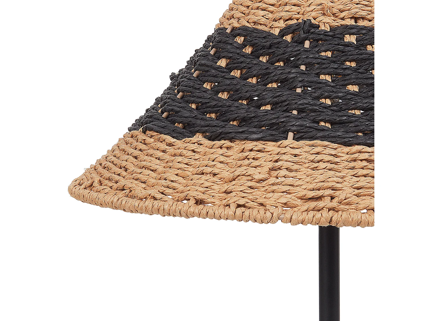 Tafellamp MOMBA Papier touw Zwart