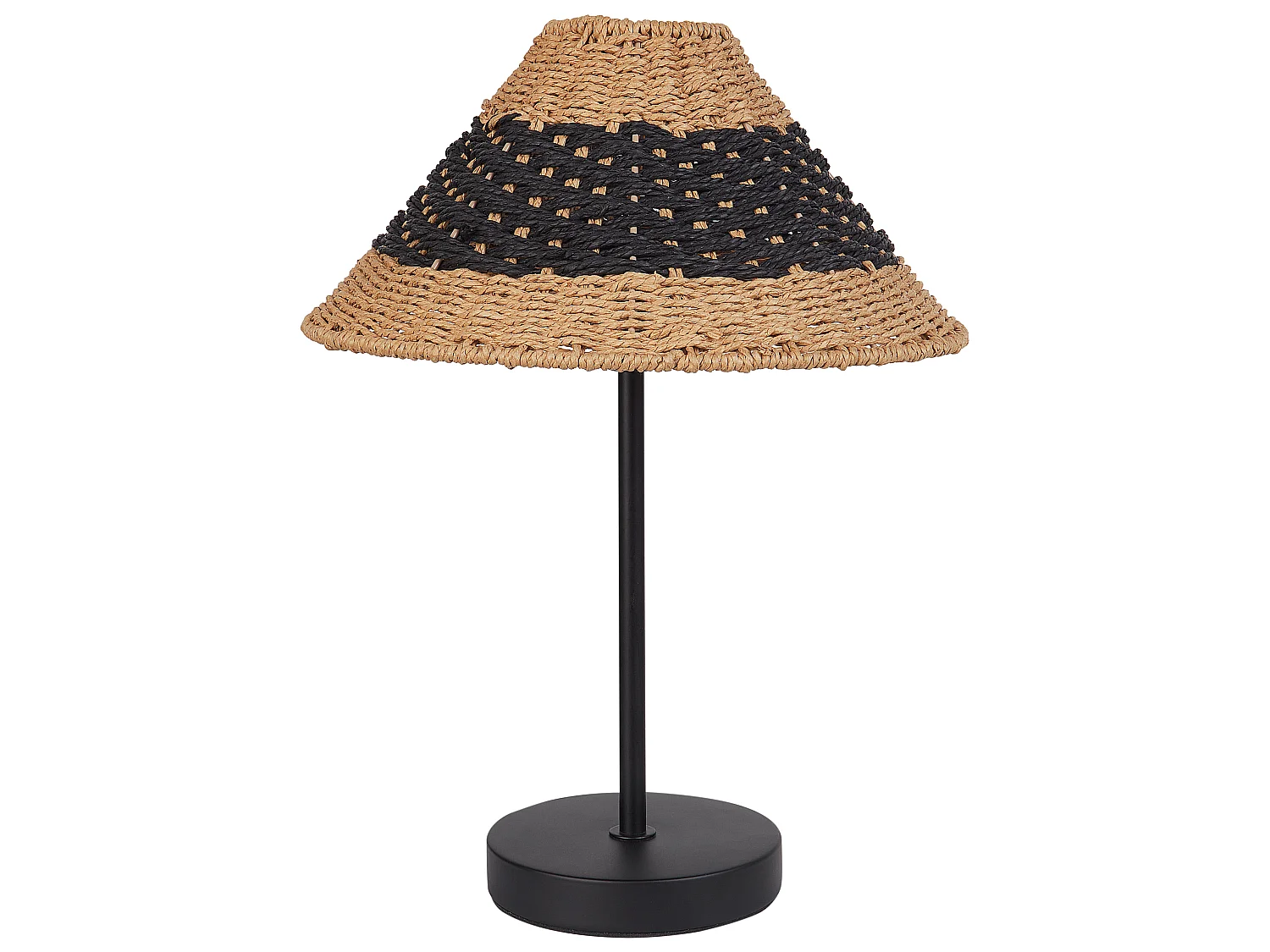 Lampe à poser MOMBA Corde en papier Noir