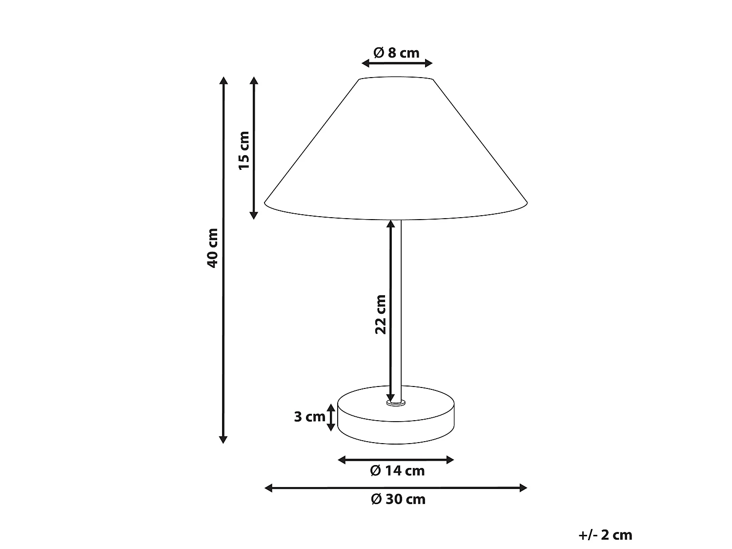 Lampe à poser MOMBA Corde en papier Noir