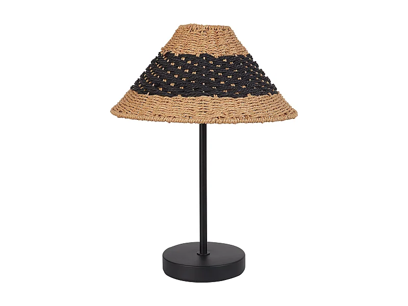 Lampe à poser MOMBA Corde en papier Noir