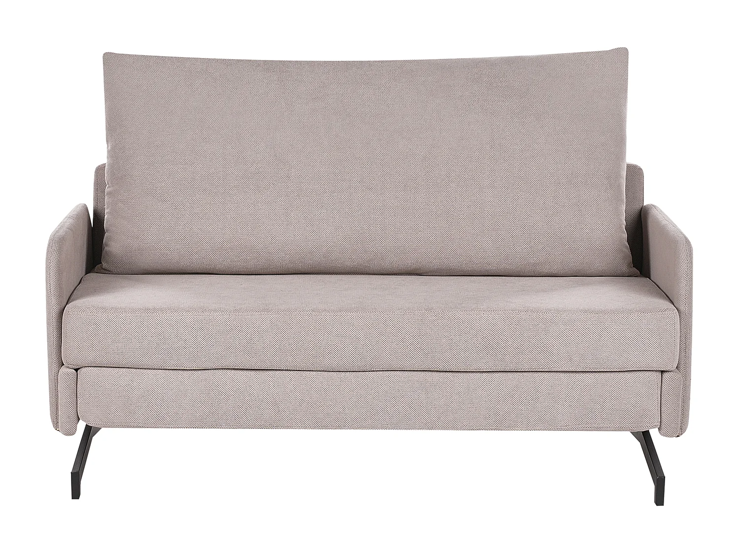 Canapé-lit 2 places BELFAST Tissu Taupe