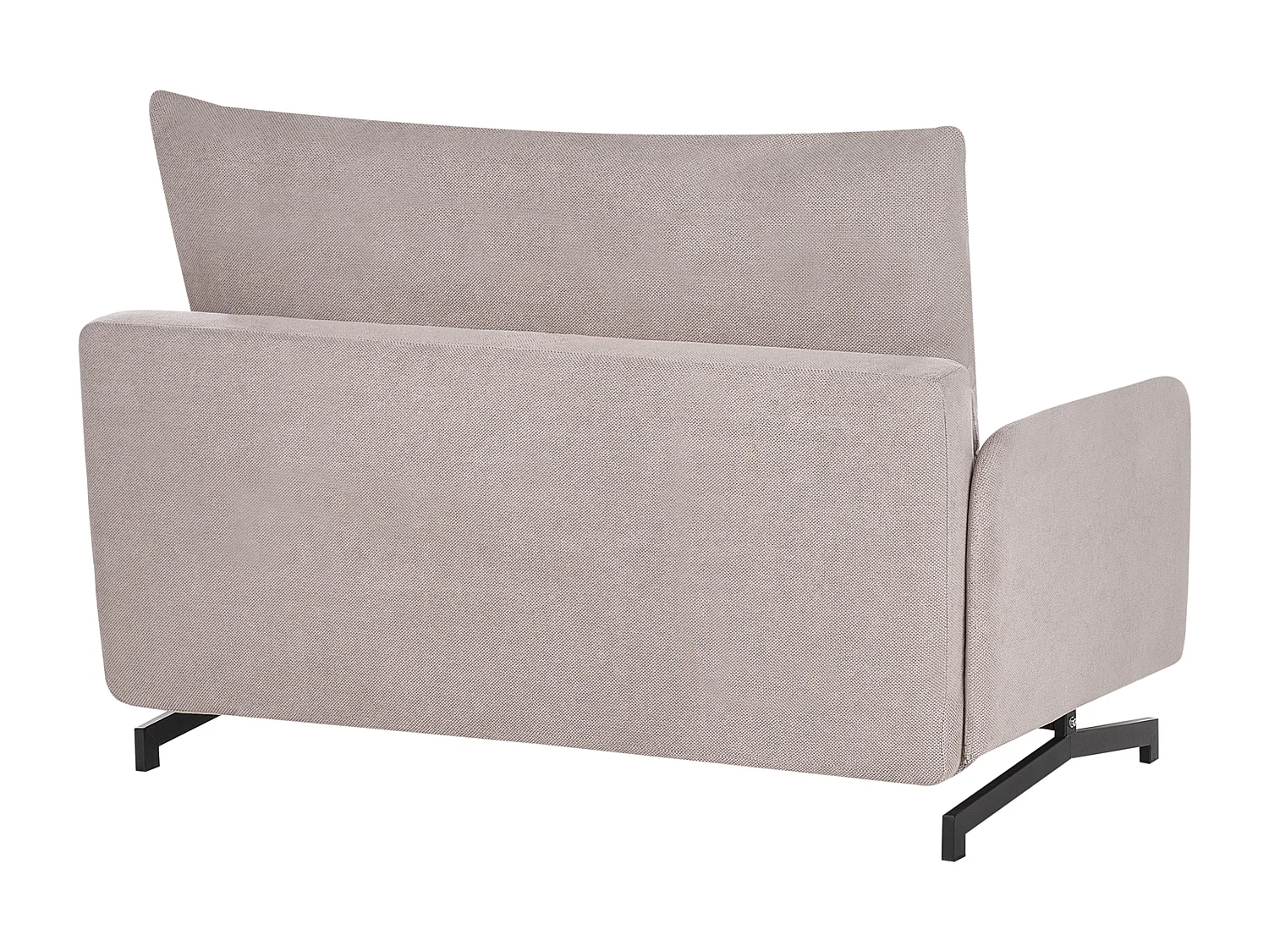 Canapé-lit 2 places BELFAST Tissu Taupe