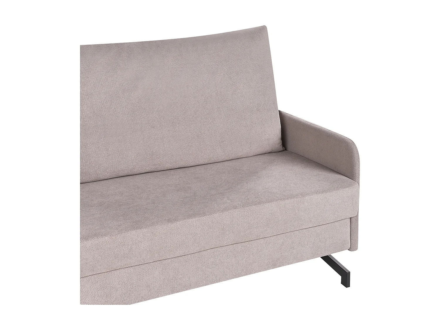 Slaapbank BELFAST Stof Taupe 2-zitter