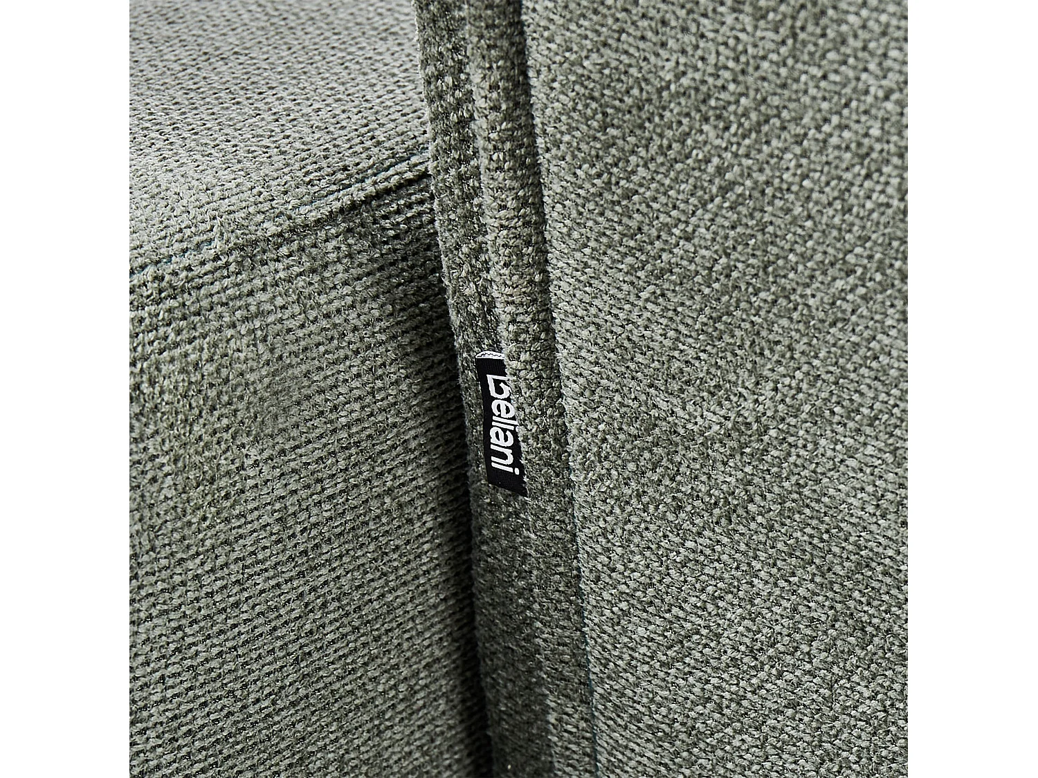 Narożnik rozkładany modułowy ALNES Ciemnozielony dla 4 osób Lewostronny