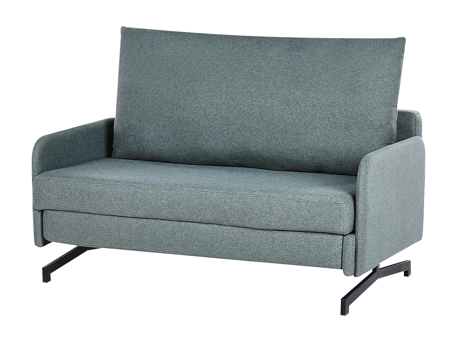 Canapé-lit 2 places BELFAST Tissu Vert