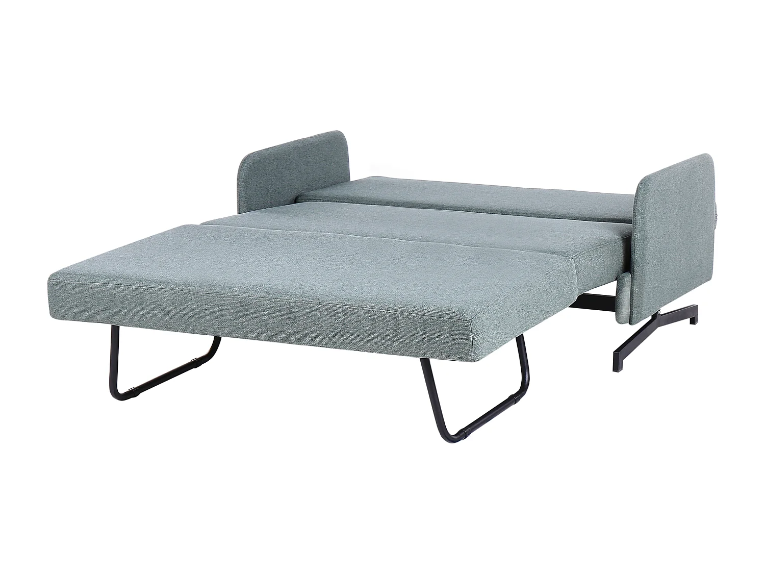 Canapé-lit 2 places BELFAST Tissu Vert