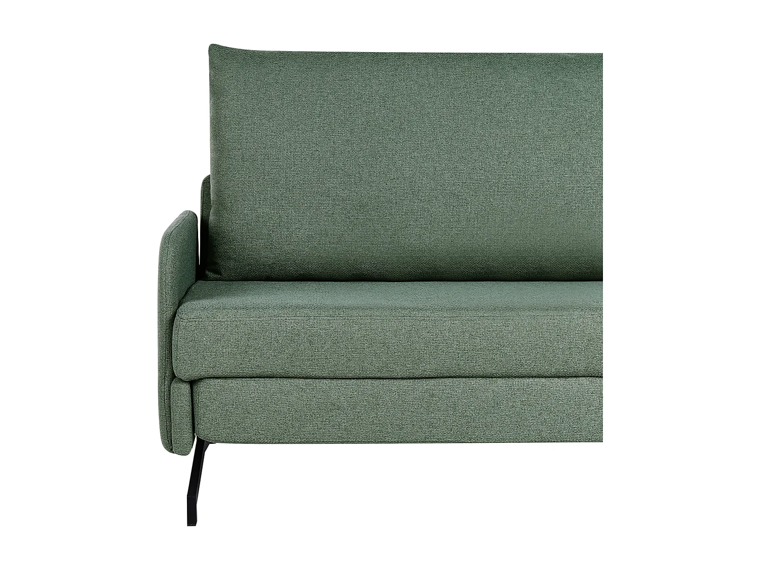 Canapé-lit 2 places BELFAST Tissu Vert