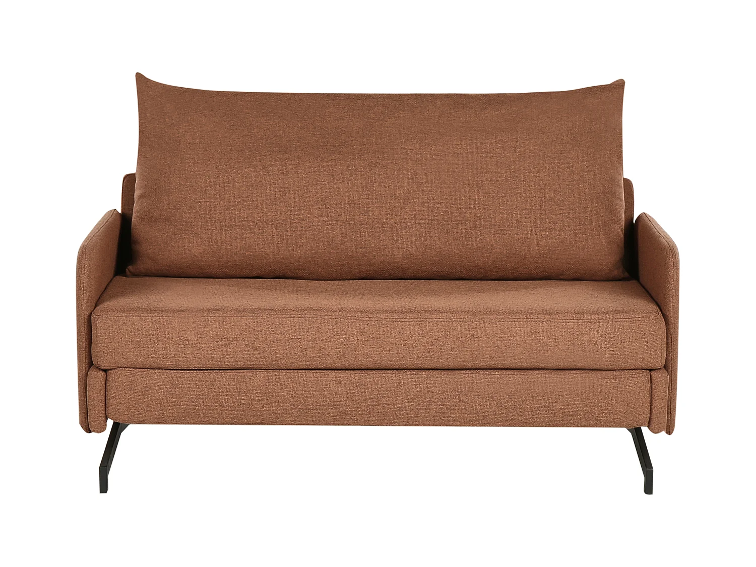 Schlafsofa BELFAST Stoff Rot 2-Sitzer