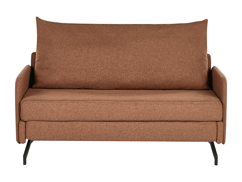 Schlafsofa BELFAST Stoff Rot 2-Sitzer