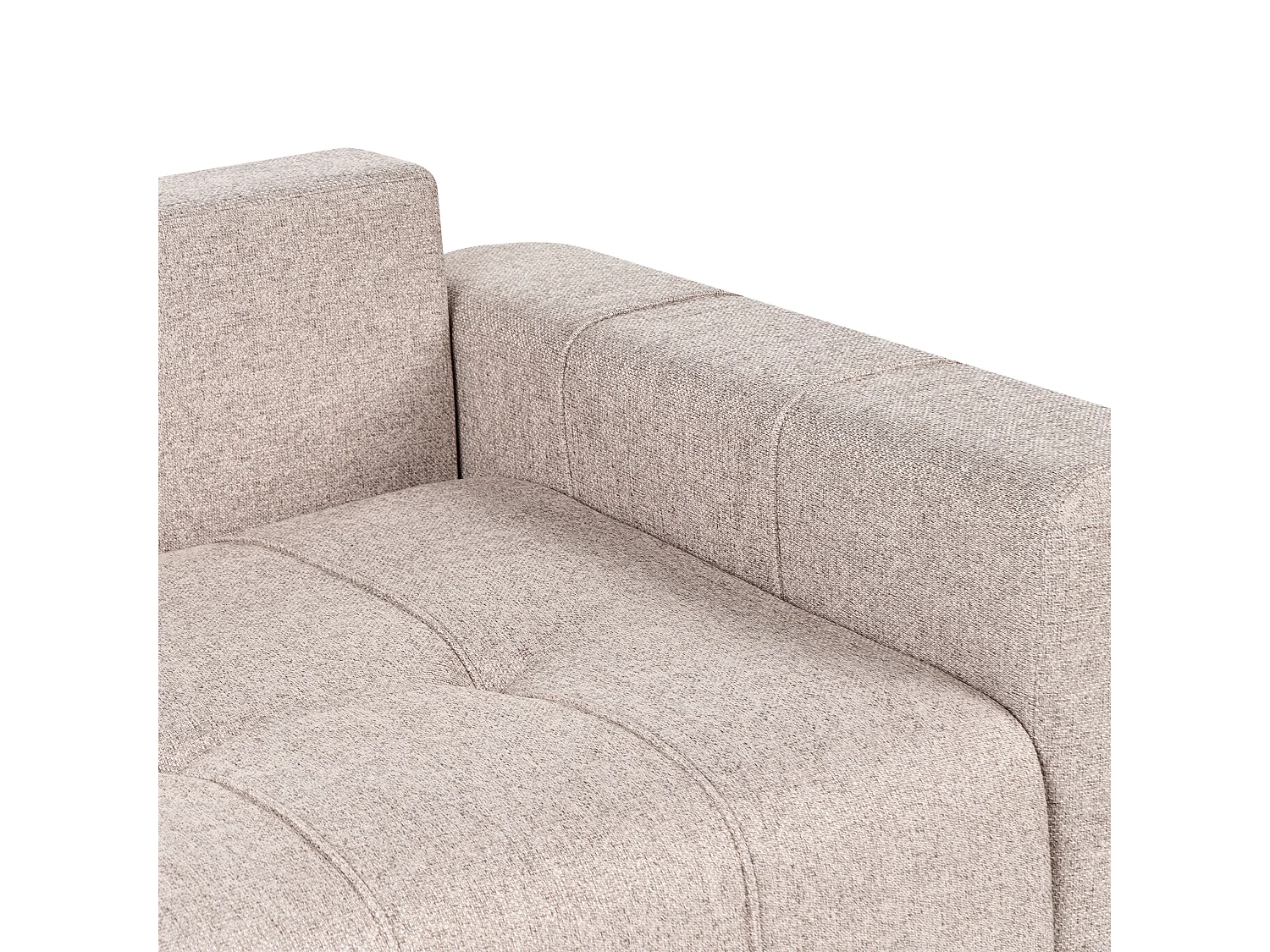 Schlafsofa INNVIK Stoff Hellbraun mit Stauraum 2-Sitzer