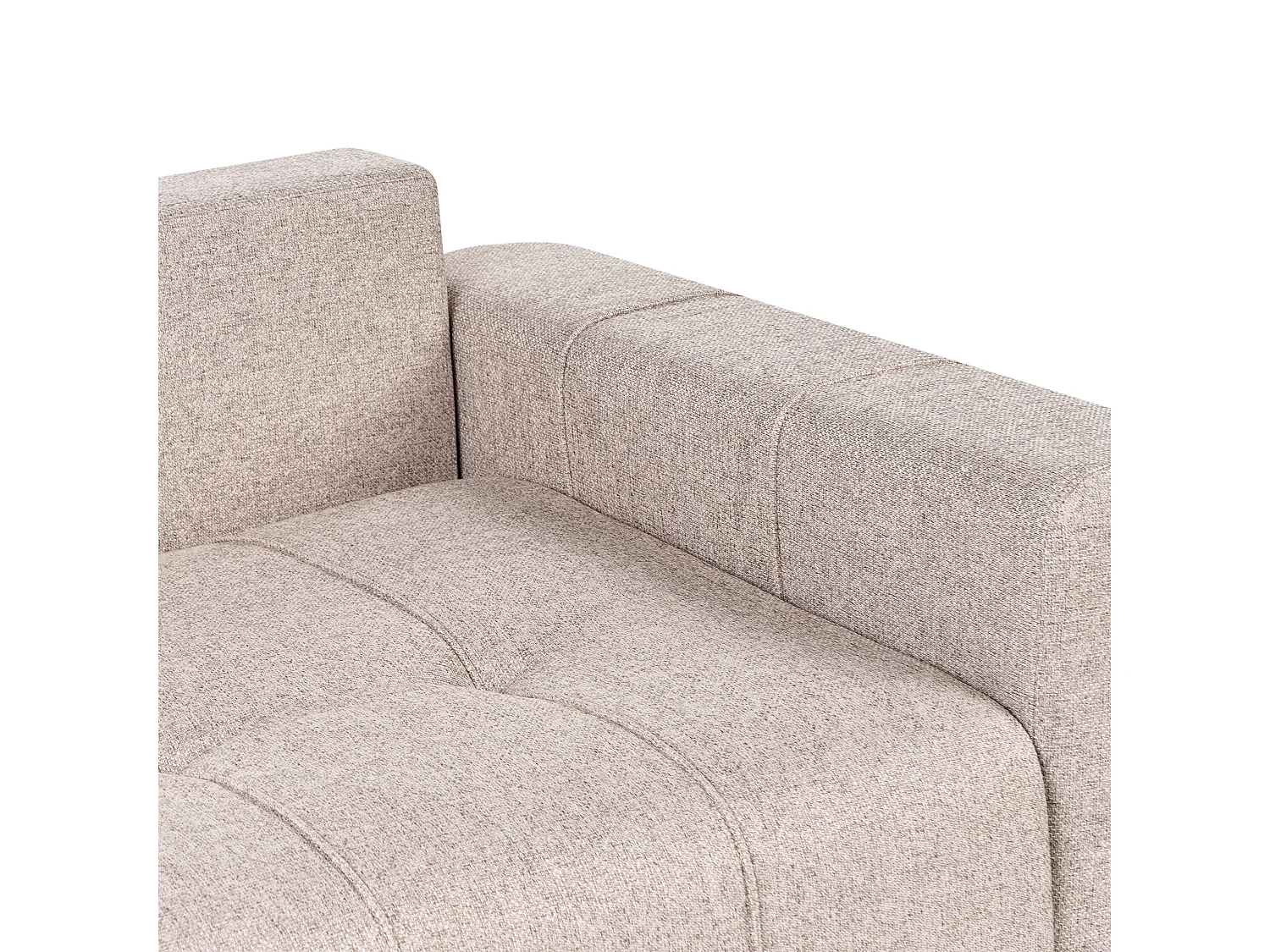 Schlafsofa INNVIK Stoff Hellbraun mit Stauraum 2-Sitzer