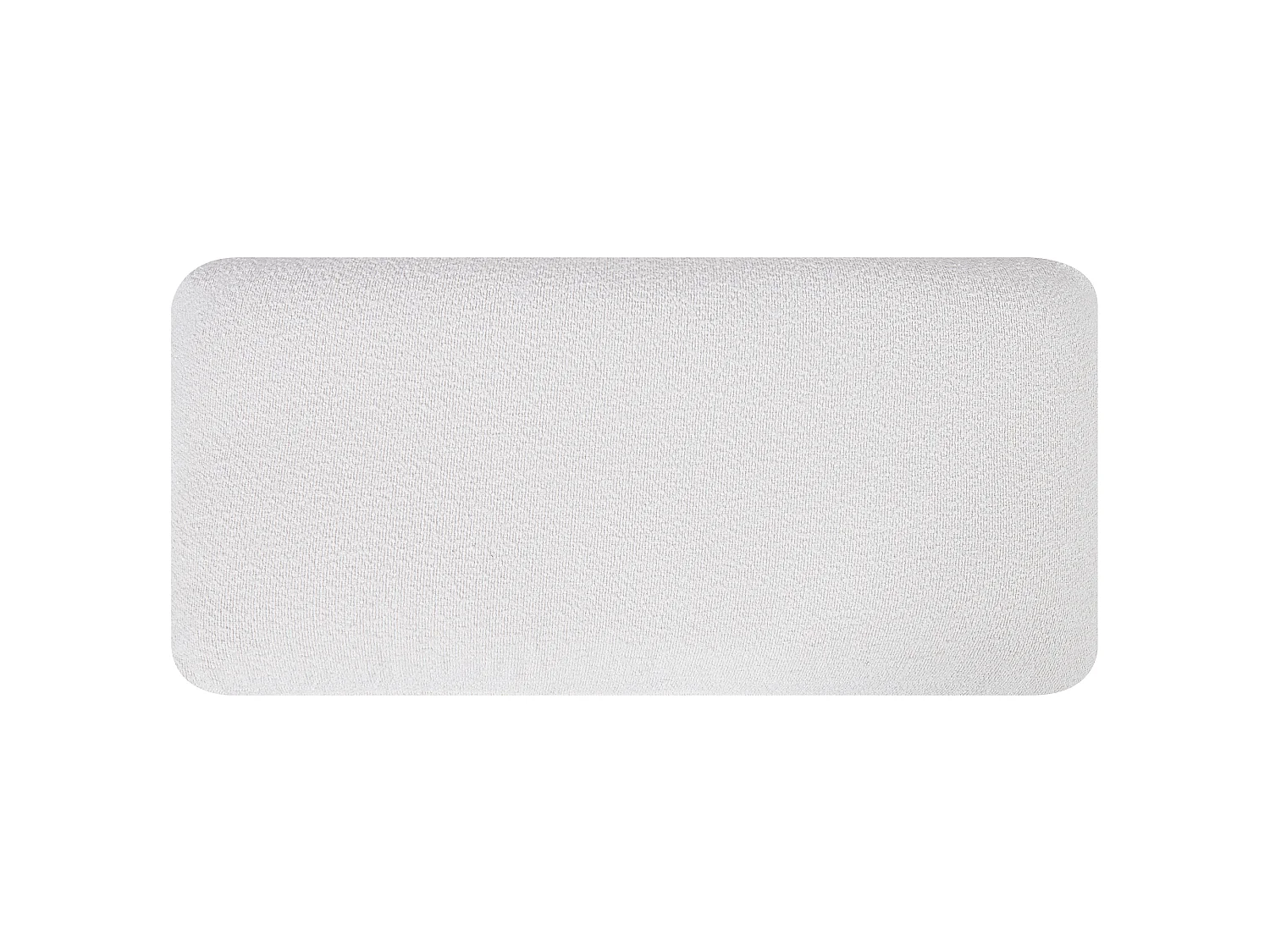 Sofa KANSSELI Bouclé Weiss 3-Sitzer