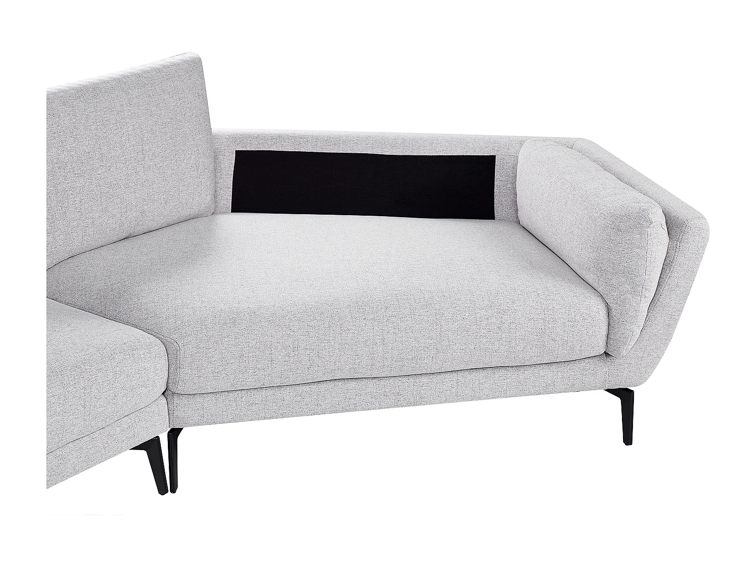 Sofa KANSSELI Jasnoszary dla 3 osób