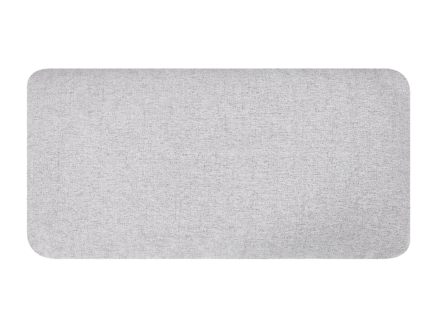 Canapé 3 places KANSSELI Tissu Gris clair