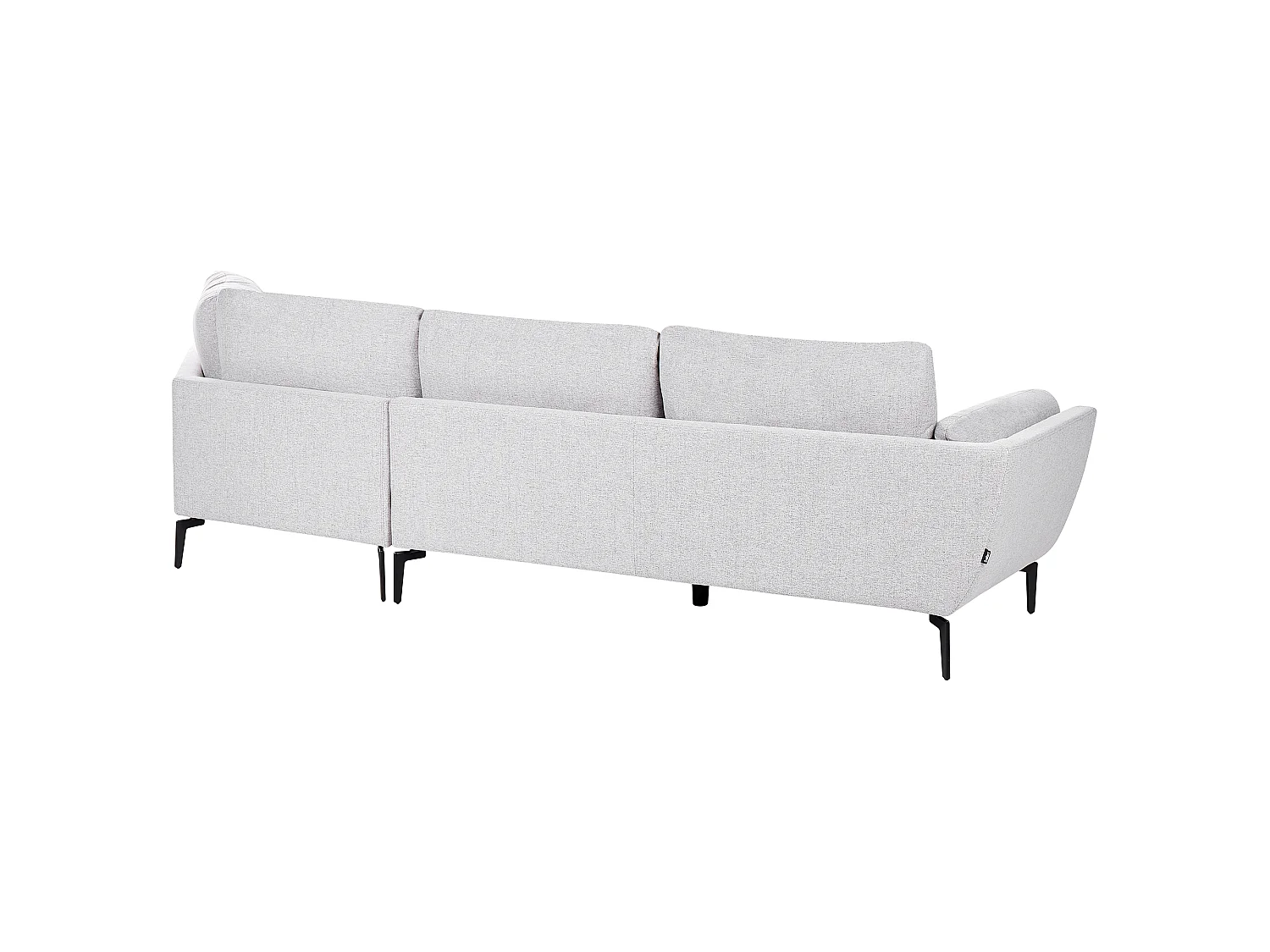 Sofa KANSSELI Stoff Hellgrau 3-Sitzer