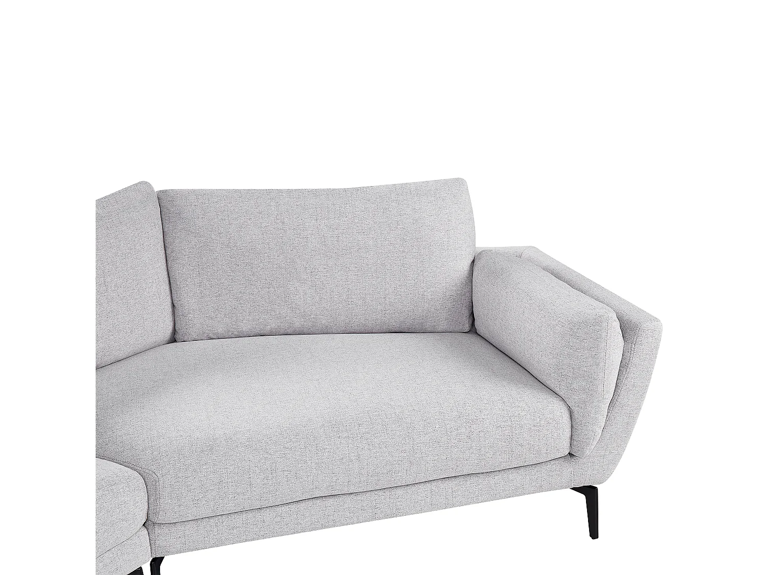 Sofa KANSSELI Stoff Hellgrau 3-Sitzer