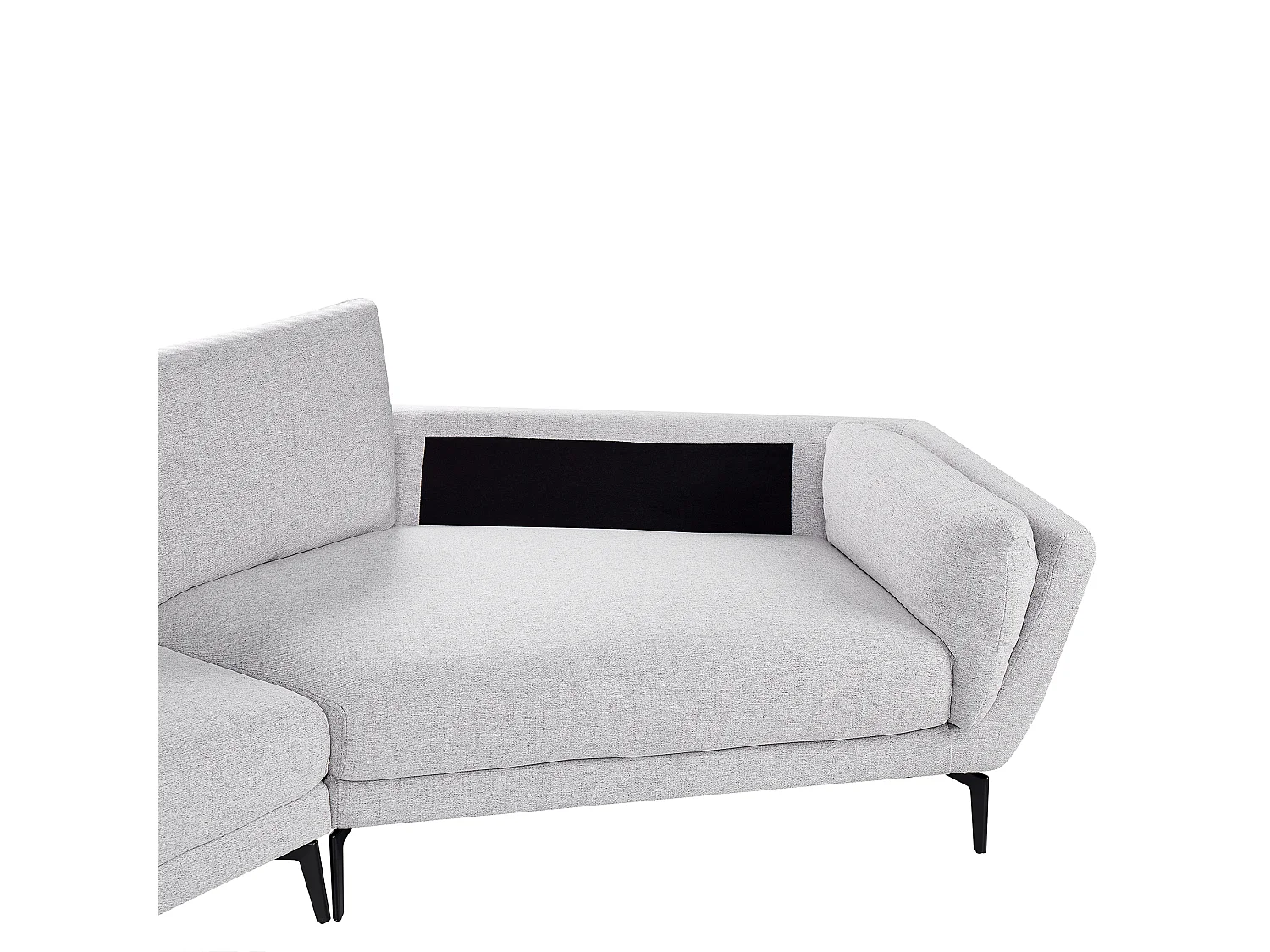 Sofa KANSSELI Stoff Hellgrau 3-Sitzer