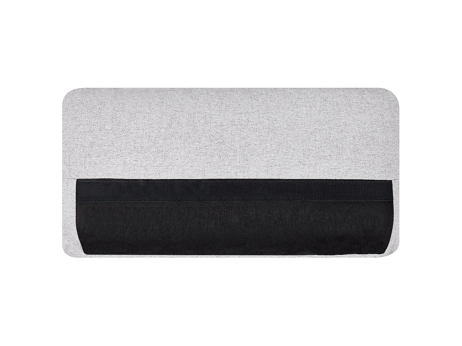 Sofa KANSSELI Stoff Hellgrau 3-Sitzer
