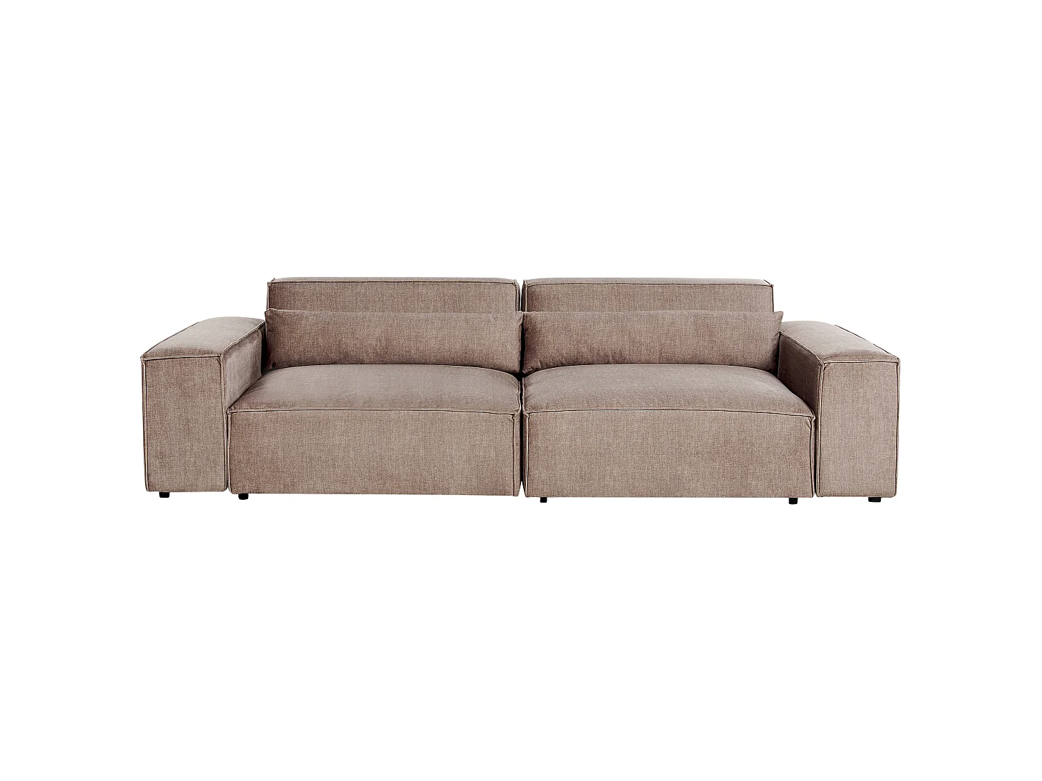 Modulaire bank HELLNAR Stof Lichtbruin 2-zitter